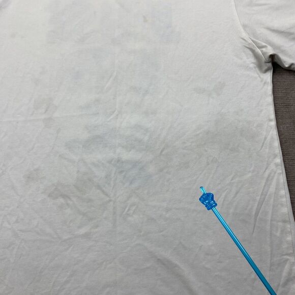 Nike Shirt White Dri fit Just Do It Gym Athletic Men’s Size Large - Picture 13 of 15